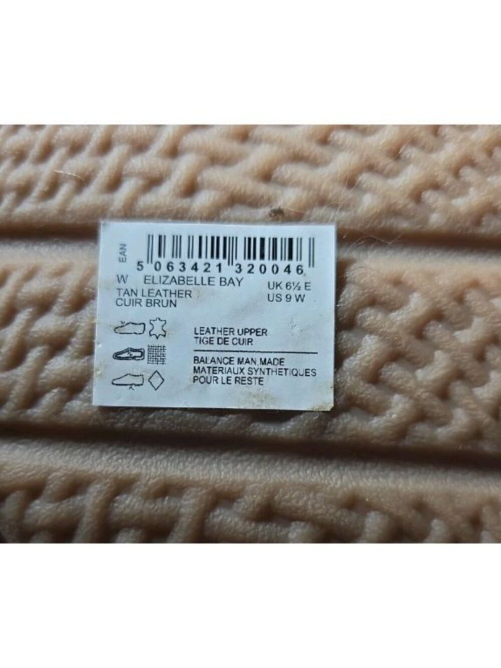 Clark's Size 9w Collection Elizabelle Bay Brown Leather Thong Sandels Adjustable - Picture 6 of 10